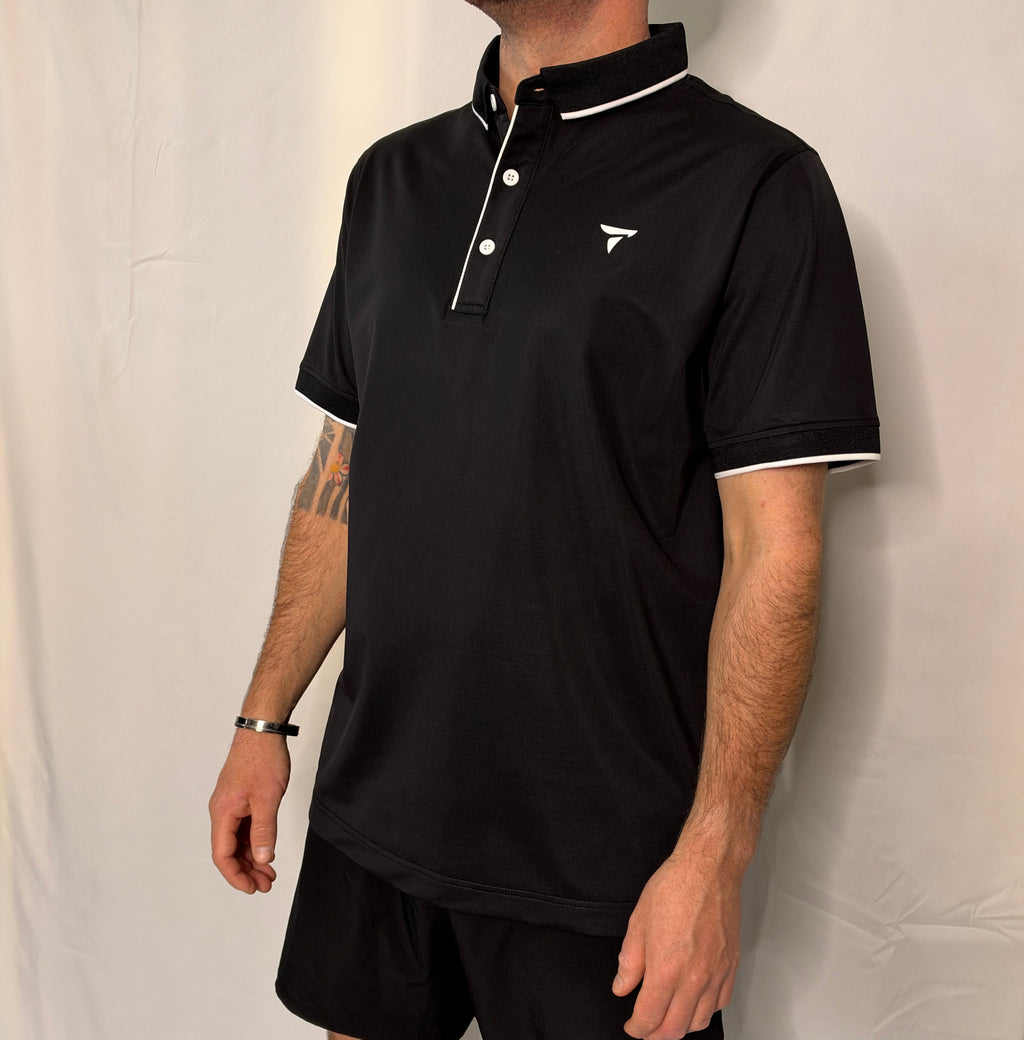 Men's black golf polo shirt – Tomahawk Sunday Classic
