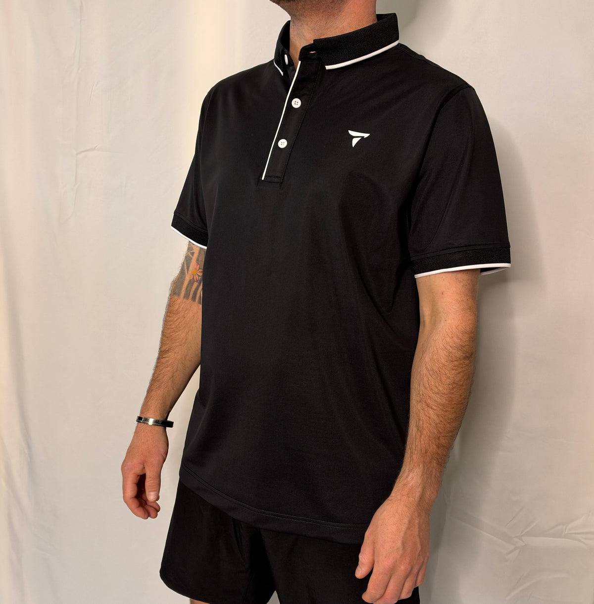 Men's black golf polo shirt – Tomahawk Sunday Classic