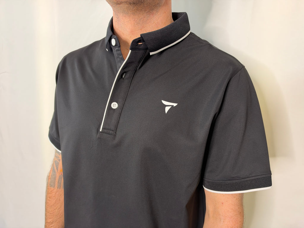 Men's black golf polo shirt – Tomahawk Sunday Classic