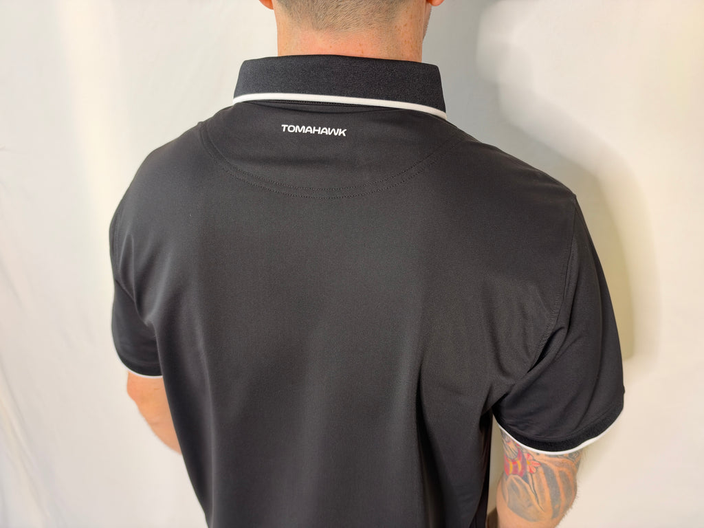 Men's black golf polo shirt – Tomahawk Sunday Classic