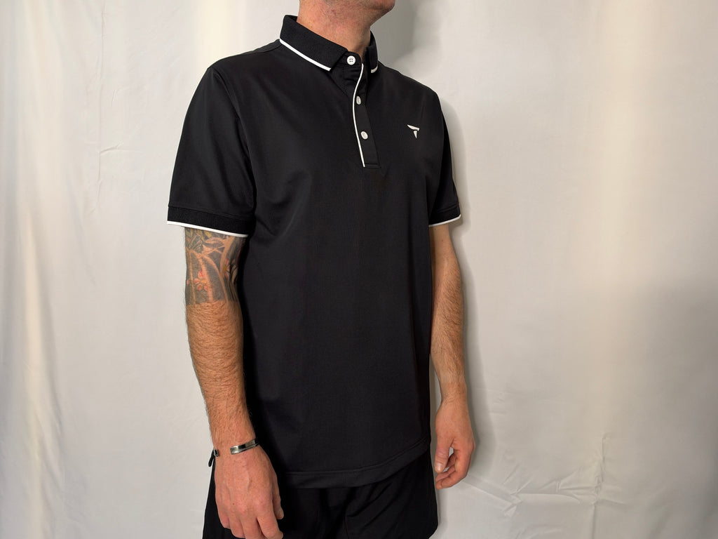 Men's black golf polo shirt – Tomahawk Sunday Classic