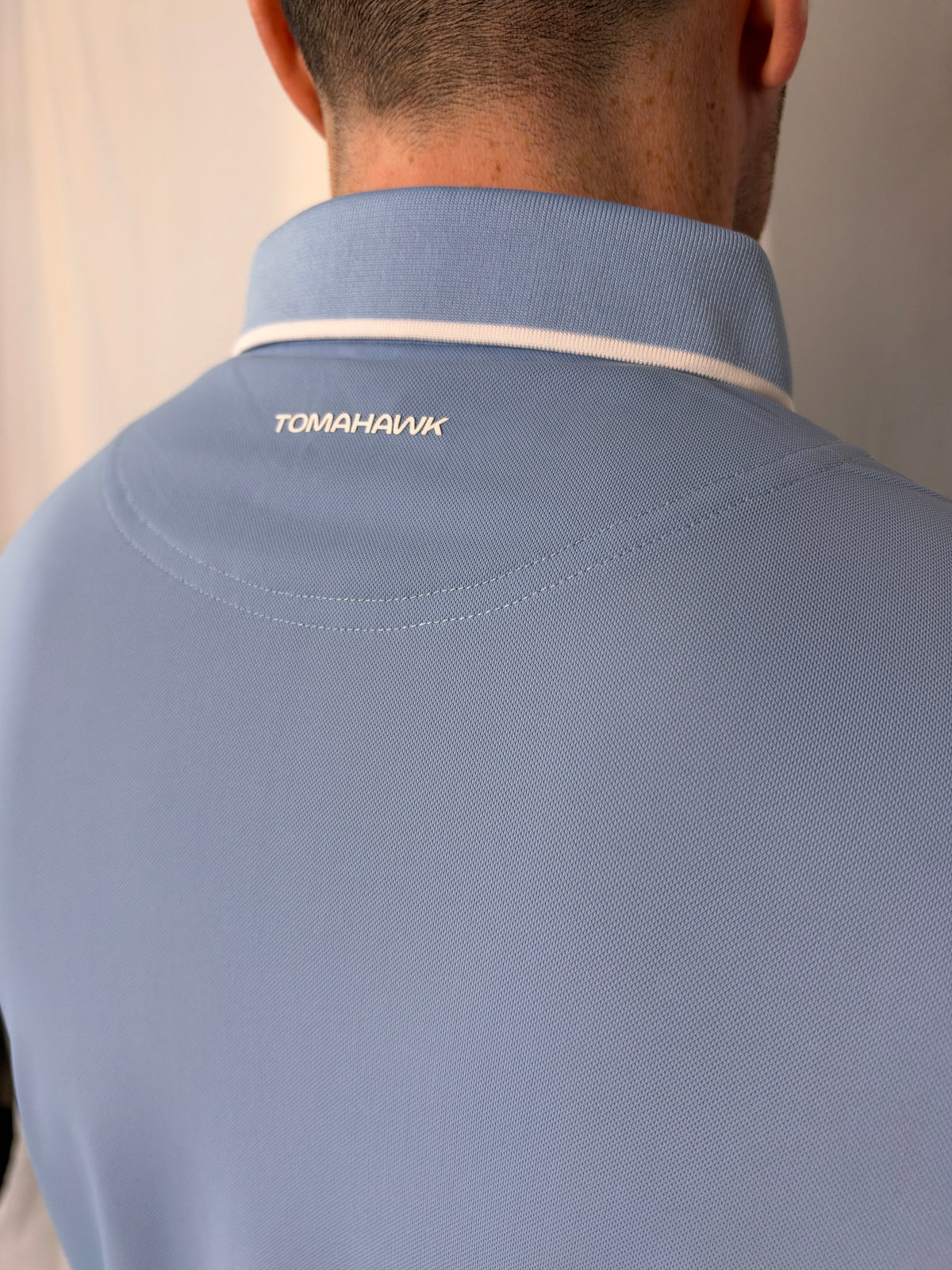 Men's blue golf polo shirt – Tomahawk Sunday Classic