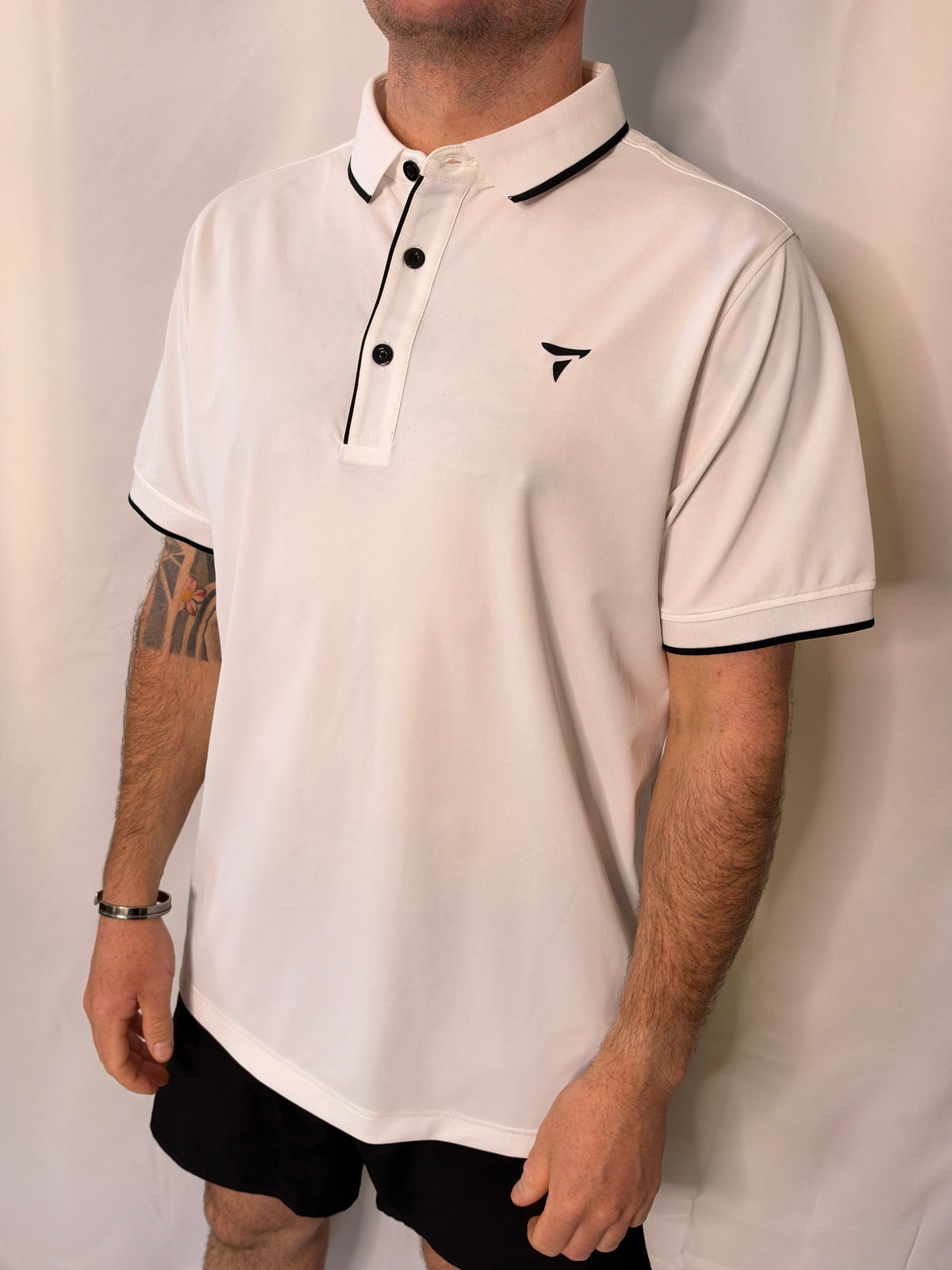 Men's white golf polo shirt – Tomahawk Sunday Classic