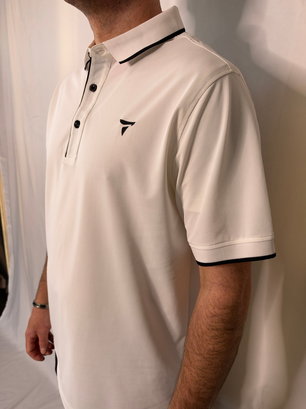 Men's white golf polo shirt – Tomahawk Sunday Classic