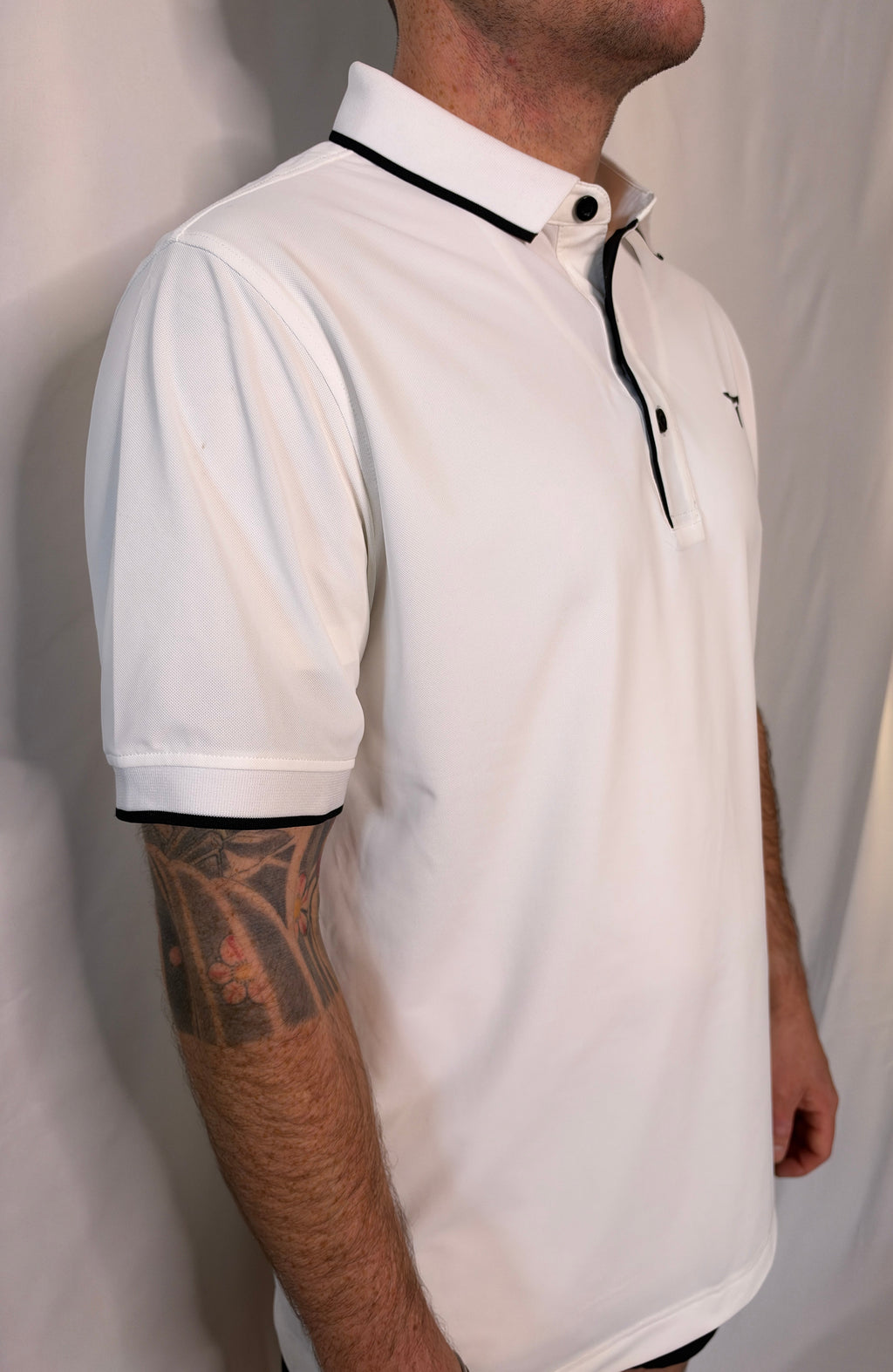 Men's white golf polo shirt – Tomahawk Sunday Classic